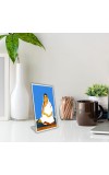 Car Desk/Table Top Sree Sree Baroma. Acrylic L-Style Photo Stand - 5x7 Inches, Compact And Stylish Spiritual Display (F6708)