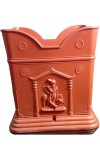 Plastic Tulsi Pot for Home | Durable & Weatherproof | Traditional Planter for Holy Basil (Tulsi) | Indoor & Outdoor Use | Decorative Plant Pot (Medium)