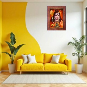 Lord Ram Photo Frame 17X21 Inch Religious Wall & Table Decor Frame | Lord Ram Spiritual Photo Frame For Home, Temple & Office | Decorative Hindu God & Goddess Frame (Pack Of 1) (F18078)