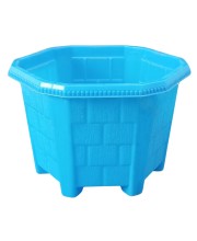 Small Flower Pots (5 H x 6 W) - Decorative Planters for Indoor & Outdoor Use - Perfect for Succulents, Herbs, and Small Plants (Pack of 1) (Sky)