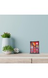 Hitech Sales Hindu God Jagannath Ji Wooden Laminated Photo Frame 5x7 Inch Decorative Frame for Home, Office, and Temple