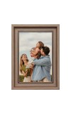 HiTechMart 11x15inch Polystyrene Picture Frame Modern Style Wood Pattern with Acrylic Glass Ready for Wall Display