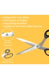Hitech Sales Multi Purpose Scissors 11” Rajor Sharp Cutting, Better Grip, Ideal for Office, Home, School, Art & Craft (26 cm, Black - Pack of 1)