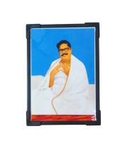 Hitech Sales Sri Sri Baroda Hindu religious Wooden Laminated Photo Frame 5x7 Inch Decorative Frame for Home, Office, and Temple