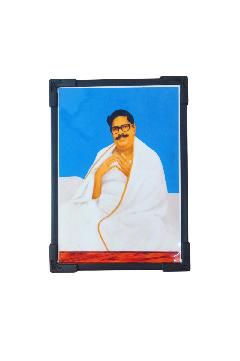 Hitech Sales Sri Sri Baroda Hindu religious Wooden Laminated Photo Frame 5x7 Inch Decorative Frame for Home, Office, and Temple