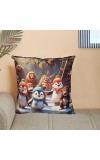 Home Beautiful Multicolour Polyester Cushion