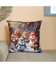 Home Beautiful Multicolour Polyester Cushion