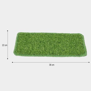 Home Beautiful Green Polyester Mats Home Beautiful Green Polyester Mats