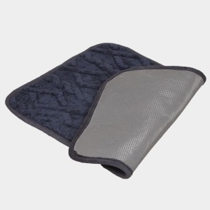 Home Beautiful Anti-Skid Blue Polyester Mat Home Beautiful Anti-Skid Blue Polyester Mat
