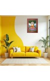 Lord Indra Photo Frame 17X21 Inch Religious Wall & Table Decor Frame | Lord Indra Spiritual Photo Frame For Home, Temple & Office | Decorative Hindu God & Goddess Frame (Pack Of 1) (F18202)