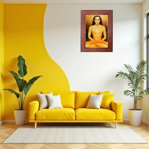 Ramakrishna Paramahansa Photo Frame 13X17 Inch Religious Wall & Table Decor Frame | Ramakrishna Paramahansa Spiritual Photo Frame For Home, Temple & Office | Decorative Hindu God & Goddess Frame (