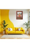 Morari Bapu Photo Frame 21X25 Inch Religious Wall & Table Decor Frame | Morari Bapu Spiritual Photo Frame For Home, Temple & Office | Decorative Hindu God & Goddess Frame (Pack Of 1) (F18394)