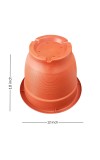 Large Flower Pots (10''H x 12''W) – Durable Planters for Indoor & Outdoor Plants, Trees, and Flowers