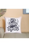 Home Beautiful White Polyester Cushion