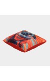 Home Beautiful Orange Polyester Cushion