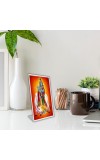 Car Desk/Table Top Divine Krishna Acrylic L-Style Photo Stand - 2.5x3.5 Inches, Compact And Stylish Spiritual Display (F6724)