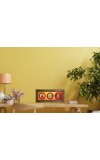 Jai Jagannath, Shri Chaitanyiya, Photo Frame - 8x14 Inch Brown Wooden Frame | Hindu Gods Wall Decor For Home & Office