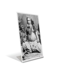 Car Desk/Table Top BijoyKrishna Goswami Acrylic L-Style Photo Stand - 5x7 Inches, Compact And Stylish Spiritual Display (F6730)