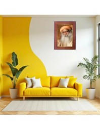 Premanand Govind Sharan Photo Frame Religious Wall & Table Decor Frame | Premanand Govind Sharan Spiritual Photo Frame For Home, Temple & Office | Decorative Hindu God & Goddess Frame (