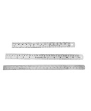 Hitech Sales 6,12, 24 Inch Scale/Ruler Stainless Steel Combo- 1 Set of 3 Scale (Set of 3)