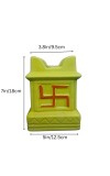Tulsi Tree Planter Pot for Indoor & Outdoor Use, Sacred Basil Plant Holder, Decorative Eco-Friendly, Durable & Lightweight, Lemon Yellow