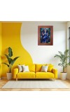 Mahavatar Babaji Photo Frame Religious Wall & Table Decor Frame | Mahavatar Babaji Spiritual Photo Frame For Home, Temple & Office | Decorative Hindu God & Goddess Frame (Pack Of 1) (F1