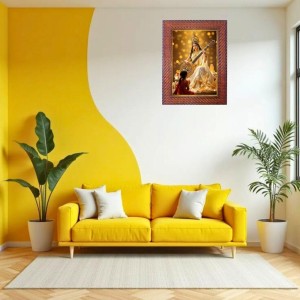 Lord Kartikeya Photo Frame 13X17 Inch Religious Wall & Table Decor Frame | Lord Kartikeya Spiritual Photo Frame For Home, Temple & Office | Decorative Hindu God & Goddess Frame (Pack Of 1) (F18137