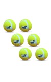 Hitech Sales - Pumo Cricket Tennis Ball | Lightweight Tennis Ball for Cricket Practice & Play | Durable and High Bounce Ball for Indoor & Outdoor Use (Pack of 6)
