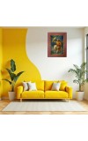 Lord Ayyapan Photo Frame Religious Wall & Table Decor Frame | Lord Ayyapan Spiritual Photo Frame For Home, Temple & Office | Decorative Hindu God & Goddess Frame (Pack Of 1) (F18208)