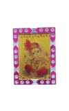 Hitech Sales Mini Decorative Hindu God Ganesh Photo Frame with Designing Border Religious Gift for Home, Office Décor and Card dasboard Small Temple Idol Frame for Worship (6 x 8 cm – 1 Pcs)