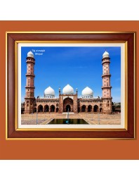 Taj ul masjid bhopal Photo Frame, 10x14 Inches Stylish Framed Islamic wall art for Home & Office Decoration and gift for Muslims