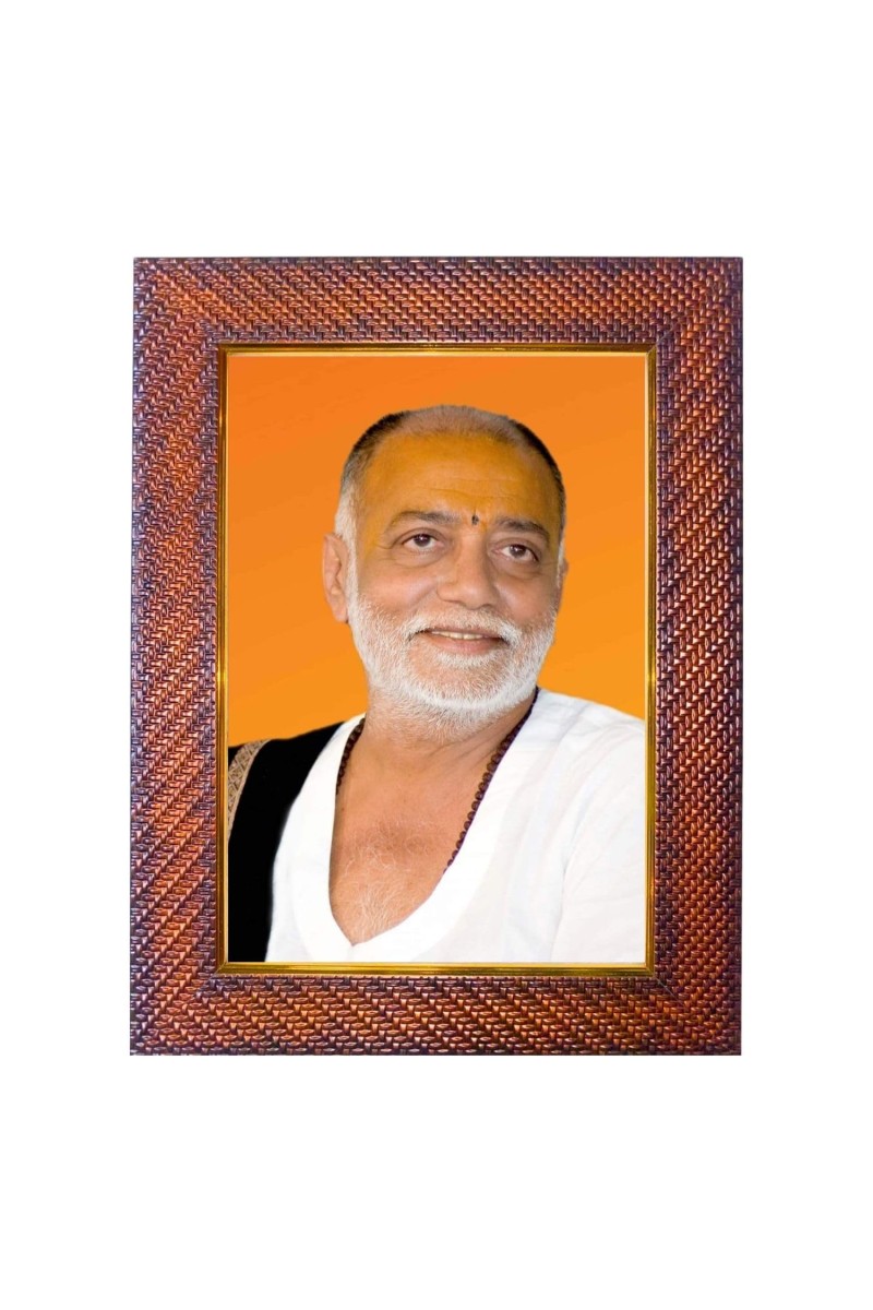 Adi Shankaracharya Photo Frame Religious Wall & Table Decor Frame | Adi Shankaracharya Spiritual Photo Frame For Home, Temple & Office | Decorative Hindu God & Goddess Frame (Pack Of 1)