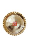 Small Brass Puja Thali/Bhog Thali for Mandir with Beautiful Design for Home & Temple Decoration & Gifting (16)