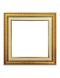 HiTechMart Gold Ornate Polystyrene Blank Photo Frame - 12x12 Inch Outer Size, Fits 9x9 Inch Photo - Wall & Tabletop Display (1)
