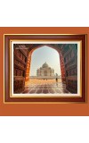 Taj Mahal, Agra, Uttar Pradesh Photo Frame, 10x14 Inches Stylish Framed Islamic wall art for Home & Office Decoration and gift for Muslims