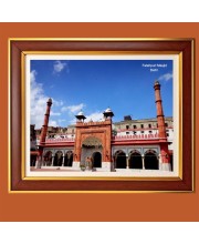 Fatehpuri Masjid, Delhi Photo Frame, 10x14 Inches Stylish Framed Islamic wall art for Home & Office Decoration and gift for Muslims