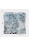 Home Beautiful Grey Fur Polyester Cushion