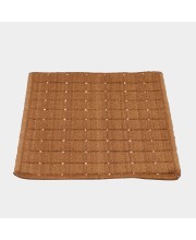 Home Beautiful Anti-Skid Brown Polycotton Door Mat