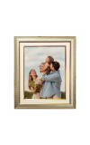 Classic Gold 11x13 Picture Frame with Mat for 8x10 Photo Ornate Design with Glass Front Wall Mount or Tabletop Display Timeless Frame for Family, Wedding, or Home Décor
