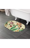Home Beautiful Anti-Skid Multicolour Polyester Bath Mat