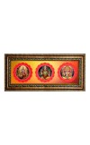Maa Durga, Photo Frame - 8x14 Inch Brown Wooden Frame | Hindu Gods Wall Decor For Home & Office