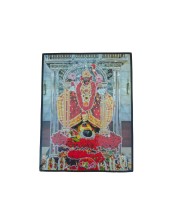 Kali Mata Laminated Photo Frame for Home Temple | Hindu Goddess Photo Laminated Frame for Puja Room | Religious Spiritual Gift | Kali Devi Picture for Worship 12x18 Inches