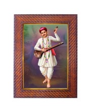 Sant Kabir Das Photo Frame 13X17 Inch Religious Wall & Table Decor Frame | Sant Kabir Das Spiritual Photo Frame For Home, Temple & Office | Decorative Hindu God & Goddess Frame (Pack Of 1) (F18415