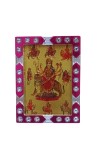 Hitech Sales Mini Decorative Maa Durga Photo Frame with Designing Border Religious Gift for Home, Office Décor and Card dasboard Small Temple Idol Frame for Worship (6 x 8 cm – 1 Pcs)