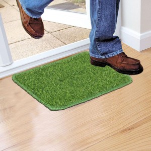 Home Beautiful Green Polyester Mats Home Beautiful Green Polyester Mats