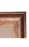HiTechMart Polystyrene 11x15 Golden Picture Frame Classic Style with Acrylic Glass Fits 8x12 Photo Wall Mount Display for Family Photos, Home Decor & Gifting