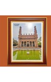 The Toli Masjid, also known as Damri Masjid, is a mosque in Hyderabad Photo Frame, 16x20 Inches Stylish Framed Islamic wall art for Home & Office Decoration and gift for Muslims