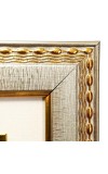 Classic Gold 11x13 Picture Frame with Mat for 8x10 Photo Ornate Design with Glass Front Wall Mount or Tabletop Display Timeless Frame for Family, Wedding, or Home Décor
