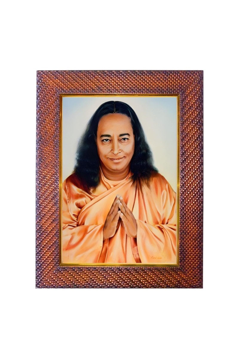 Maharishi Mahesh Yogi Photo Frame 13X17 Inch Religious Wall & Table Decor Frame | Maharishi Mahesh Yogi Spiritual Photo Frame For Home, Temple & Office | Decorative Hindu God & Goddess Frame (Pack