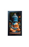Hitech Sales Lord Buddha Wall Frame a Spiritual wall art, Infuse Serenity into Your Space with our Photo Frame for Home, Office Decoration (39.5 x 24.3 cm)